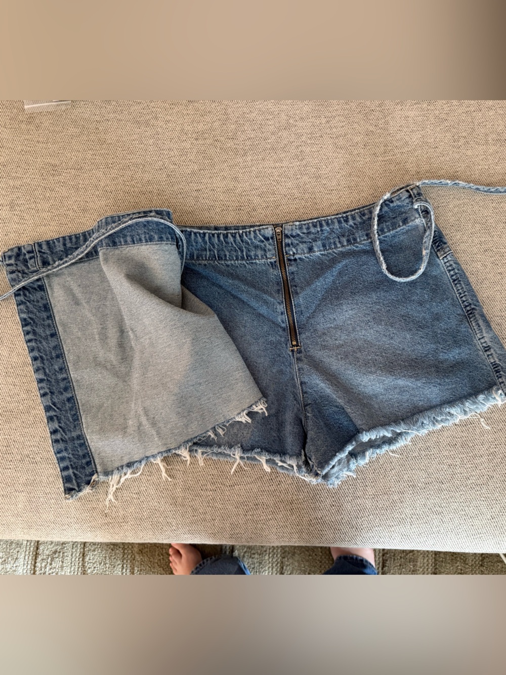 Free People We The Free Emmy Denim Skort - Picture 6 of 9